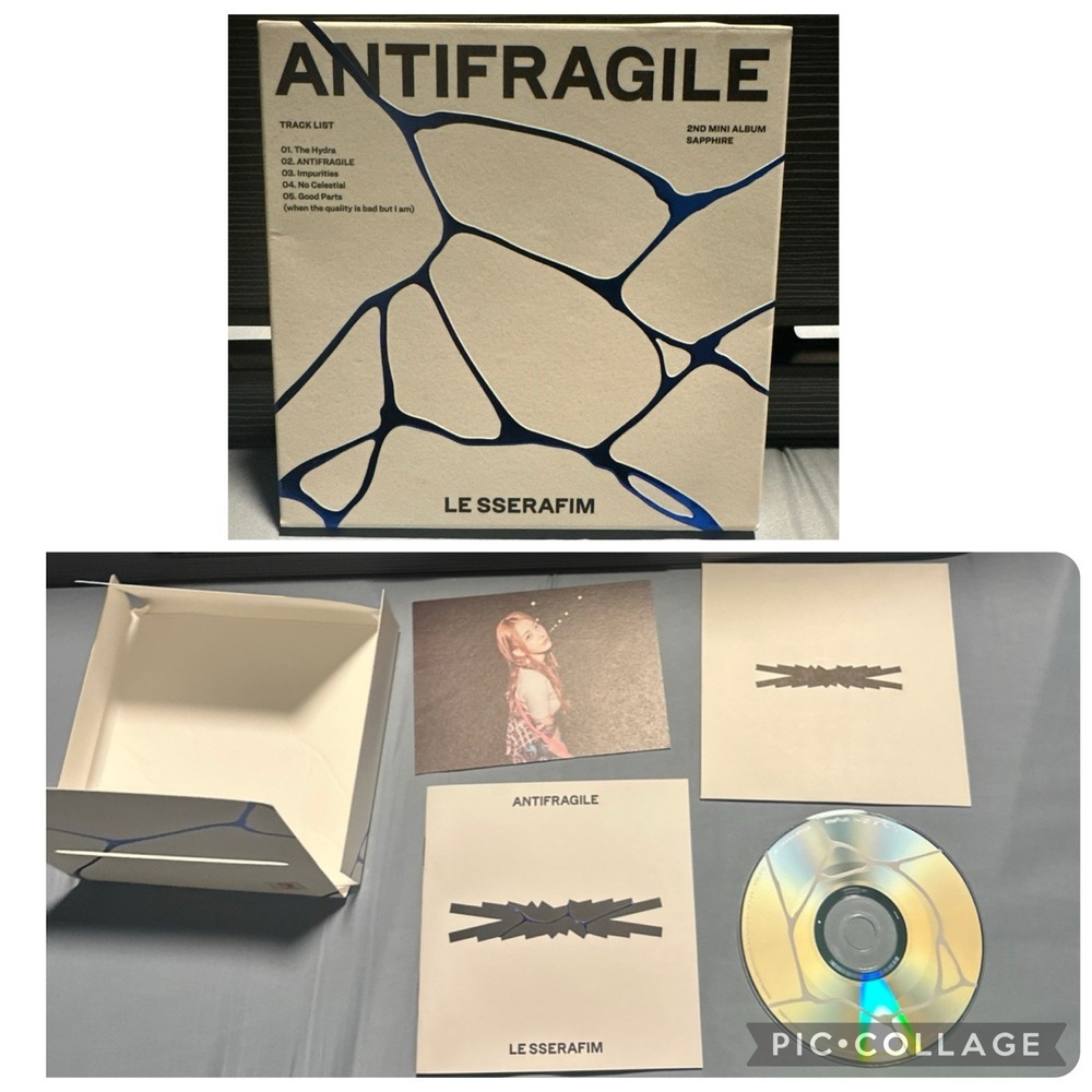 Le Sserafim Antifragile 2nd Mini Album Sapphire Printed In Korea K-Pop
